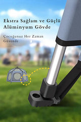 Safari Çocuk & Bebek Oyun Çadırı - +50 UV Korumalı ve Pratik Kurulum - Siyah