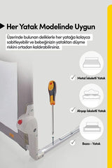 Çocuk Yatak Koruyucu Bariyeri ve Yatak Korkuluğu – Ekstra Dolgulu Kumaş Bed Guard