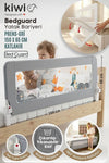 Bed Guard Asansörlü Çocuk Yatak Korumalığı – Küçük Prens Desenli, Gri (150 × 60–70 cm)