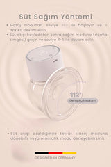 Momy S9 Pro Akıllı Giyilebilir Göğüs Pompası - 39dB Ultra Sessiz, 3 Mod 9 Kademe Kablosuz Süt Sağım Makinesi