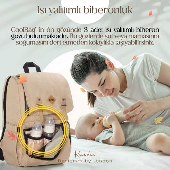 Kiwi Coolbag Anne Bebek Çantası, Bebek Bakım Çantası - 7