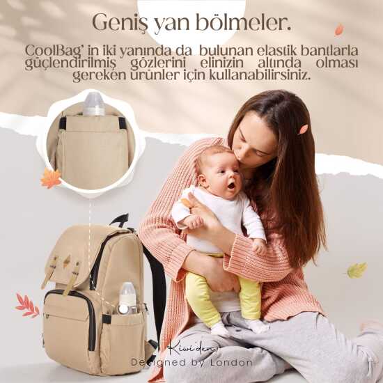 Kiwi Coolbag Anne Bebek Çantası, Bebek Bakım Çantası - 53