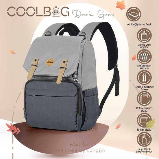 Kiwi Coolbag Anne Bebek Çantası, Bebek Bakım Çantası - 68