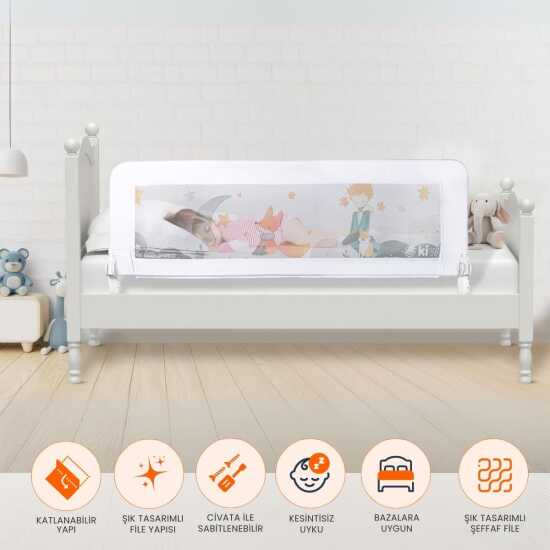 Kiwi Bed Guard Asansörlü Yatak Bariyeri, Bebek Yatak Korumalığı 150cm - 11