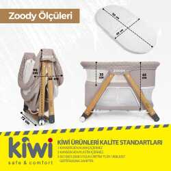 Kiwi Zoody Oyun Parkı Beşik, Katlanır, Sallanır Anne Yanı - 60